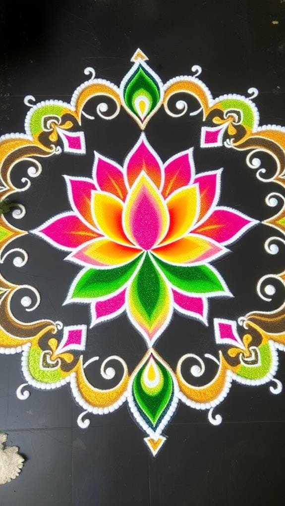 lotus flower design theme